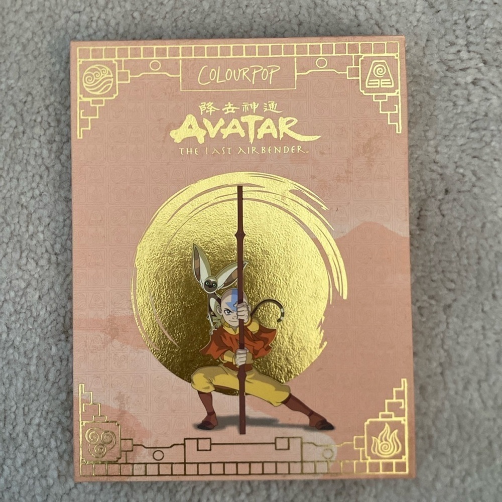 Colourpop Avatar The Last Airbender Eyeshadow Pallette New Colorpop  Limited Ed